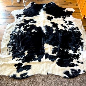 Large cowhide rug